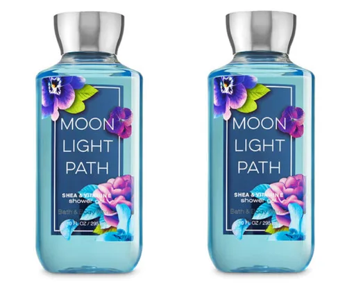 Vista 2 de Bath and Body Works - Juego de 2 gel de ducha de 10 onzas líquidas (Marshmallow Pumpkin Latte), multicolor