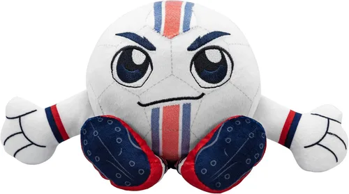Vista 9 de Bleacher Creatures Alyssa Thompson - Peluche de fútbol americano femenino de 8 pulgadas Kuricha – Superestrella de fútbol inspirada en Chibi suave