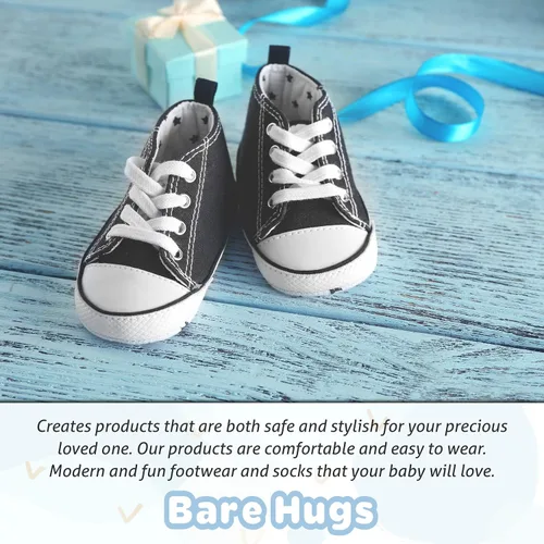 Vista 7 de BARE HUGS Mocasines de estilo de zapato de barco para bebés (ver más colores y tamaños)