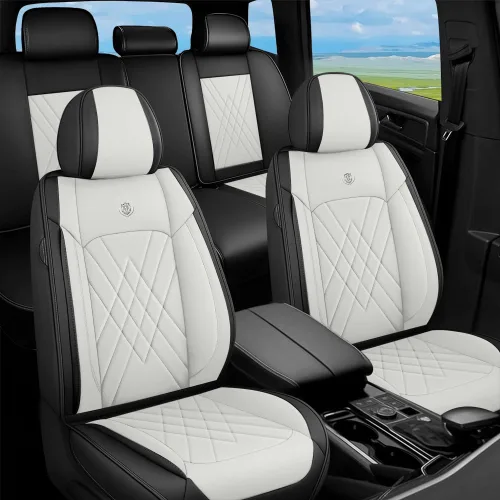 Vista 10 de Fundas de Asientos Compatibles con Toyota Corolla 2015-2026 Funda de Asiento de Automóvil de Cuero, Elegante Impermeable Transpirable Fácil