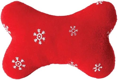 Vista 3 de Zanies Peluche Blizzard Bones - Juguete para perro, pequeño, azul