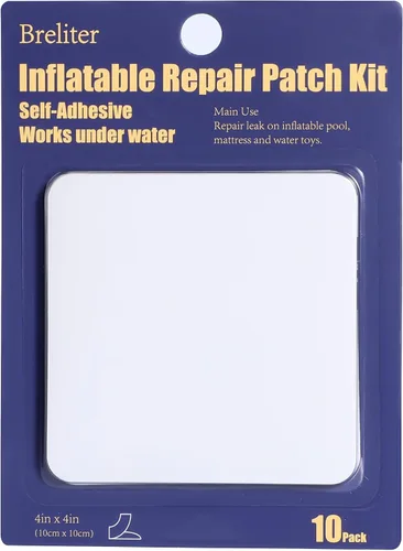 Vista 8 de Breliter Kit de reparación de parches inflables, cinta de reparación de piscina de TPU impermeable, parche de reparación resistente para colchón