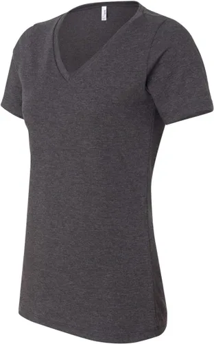 Vista 3 de Bella Canvas Camiseta relajada con cuello en V SS