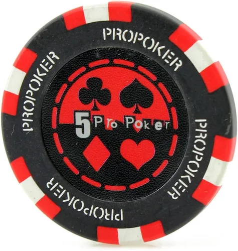 Vista 5 de Versa Games Fichas de póquer Pro en 0.48 oz de peso – Paquete de 50 (elegir colores)