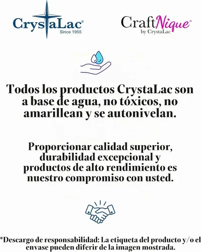 Vista 3 de CrystaLac Grande Finale - Abrigo de vaso (brillo, 12 onzas) 2.0