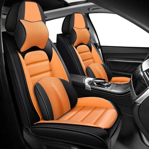Vista 23 de Cubiertas de asiento ILMO para camiones 2009-2026 F150, 2011-2026 F250 F350 XL XLT Super Duty Crew Cab Lariat King Ranch Platinum, protectores