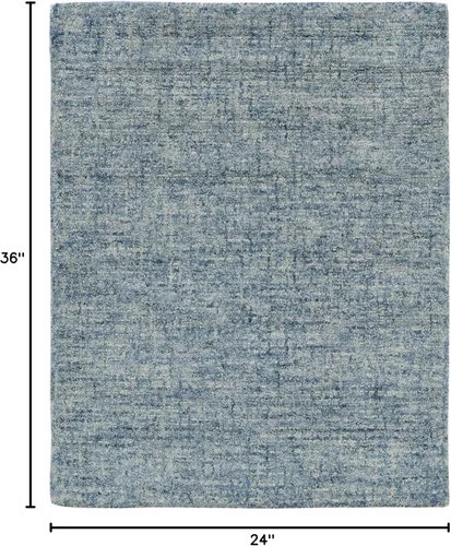 Vista 2 de Liora Manne 9503/03 - Alfombras (24.0 x 35.8 in), color azul azul (Fantasy Blue)