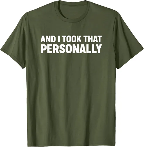 Vista 4 de And I Took That Personally - Camiseta divertida de baloncesto, Negro
