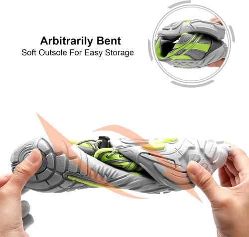 Vista 7 de L-RUN Athletic Water Hiking Shoes Beach Sports Shoes for Swim Toe Shoes Women Men
