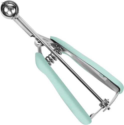 Vista 12 de HOMURE H Cookie Scoop 8 Tablespoon, 4 oz Ice Cream Scoop with Trigger Negro