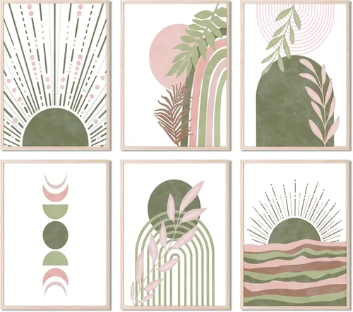 Vista 15 de RETRART Juego de Decoración Costera para Habitación de Nieta de 9 Piezas, Decoración de Habitación de Playa Preppy Decoración de Habitación Preppy