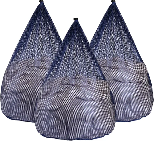 Vista 7 de 3 Piezas Bolsas de Malla para Lavandería Bolsas de Malla para Lavadora Jumbo para Ropa Delicada, Ropa de Cama, Juguetes con Cierre de Cordón