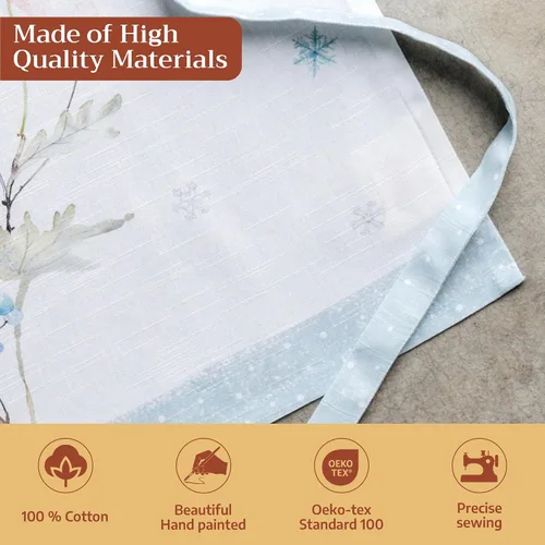 Vista 124 de Maison d' Hermine Delantales para mujer con bolsillo, 100% algodón (27.50 x 31.50 pulgadas)