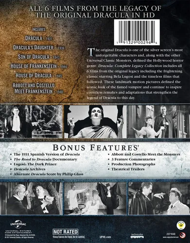 Vista 3 de Dracula Complete Legacy Collection Blu-ray