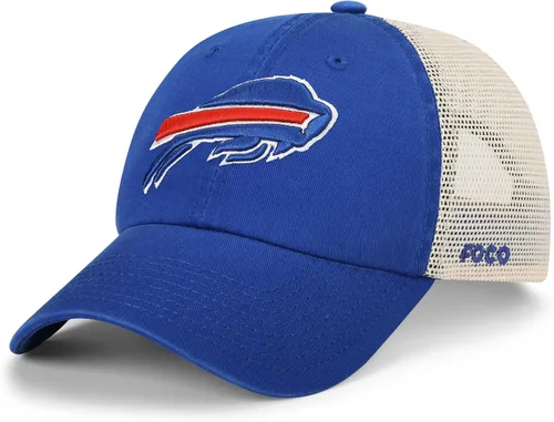 Vista 12 de FOCO NFL - Gorra de camionero de malla casual con logotipo del equipo de la NFL para hombre