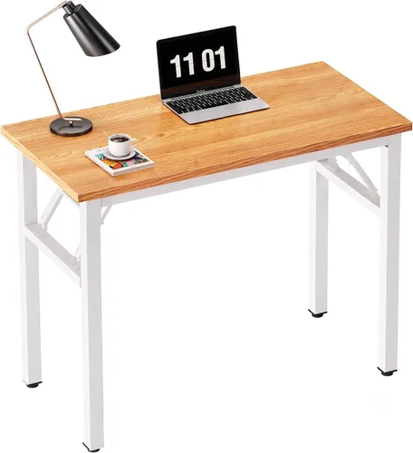 Vista 29 de Need Escritorio pequeño plegable para computadora, mesa de escritura