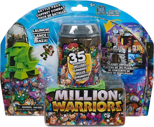 Vista 10 de Million Warriors, Paquete de 40 figuras coleccionables, guerrero raro garantizado, juguetes sorpresa para niños y niñas a partir de 5 años