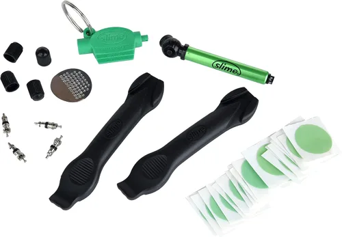 Vista 2 de Slime 20482 Kit de reparación de neumáticos para bicicleta: Kit de reparación y mantenimiento de tubos de bicicleta, 33 piezas