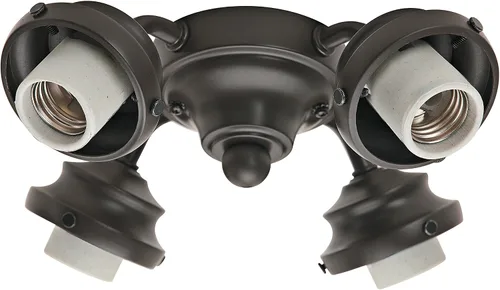 Vista 3 de Hunter Fan Company, 99140, Ajustador negro de tres luces
