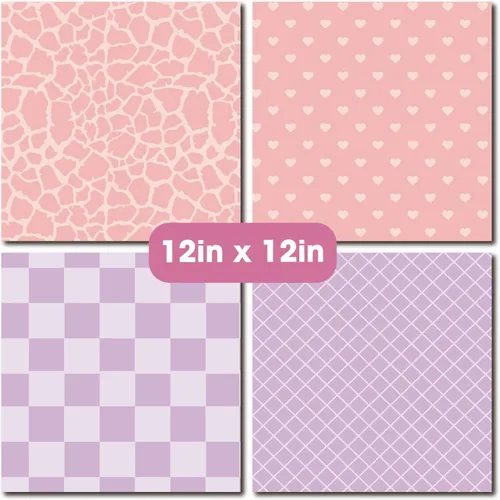 Vista 4 de Papel decorativo de cartulina de Pascua pastel de 12 x 12 pulgadas, 36 hojas, para hacer tarjetas, planificador, fondo de origami, álbum