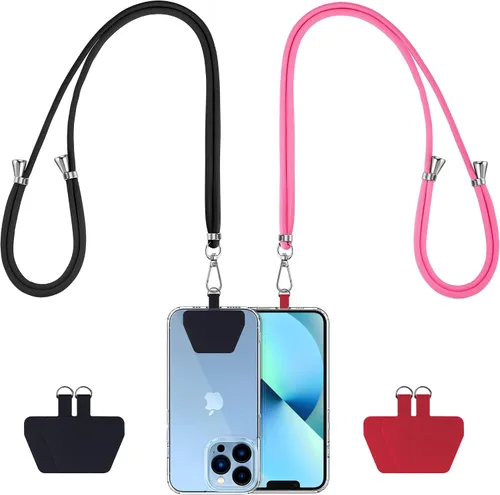 Vista 10 de Cordón para teléfono celular CACOE, negro, 2 piezas
