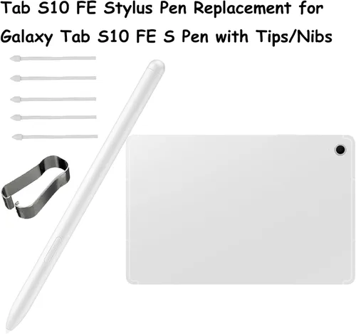 Vista 6 de Tab S10 FE S Pen Reemplazo para Samsung Galaxy Tab S10 Fe, S10 Lite, Tab S10 FE Stylus Pen Reemplazo para Galaxy Tab S10 FE S Pen con puntas/puntas