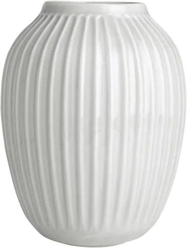 Vista 13 de Kahler Hammershoi - Jarrón de porcelana acanalada blanca, 4.1 pulgadas