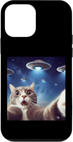 Vista 12 de Funda clásica para iPhone 15 con diseño de gato alienígena