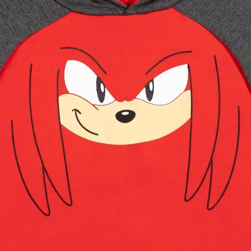 Vista 4 de SEGA Tails Sonic The Hedgehog Knuckles - Sudadera con capucha para niños pequeños y grandes