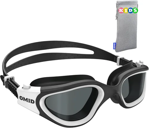 Vista 13 de OMID Kids Swim Goggles, P2mini Polarized Swimming Goggles Comfortable for Age 6-14