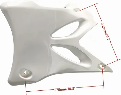 Vista 3 de YZ85 Kit de guardabarros de cuerpo de plástico blanco para YZ85 2002-2014 Pit Dirt Bikes incluyendo tornillo de montaje