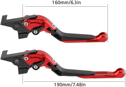 Vista 3 de Palancas de embrague de freno para Yamaha MT09 MT 07 2021 para Tracer 900 700 XJ6 FZ6 FZ8 XSR Moto Asa de freno plegable ajustable