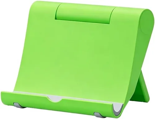 Vista 9 de Soporte para tableta, soporte plegable ajustable para teléfono celular, compatible con la mayoría de iPad y teléfonos inteligentes, accesorio