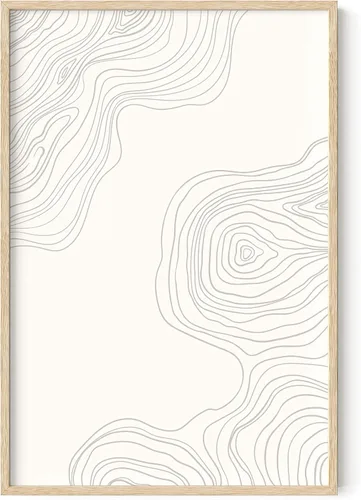 Vista 34 de HAUS AND HUES Impresiones artísticas abstractas en blanco y negro para decoración de pared moderna de mediados de siglo, arte abstracto en blanco