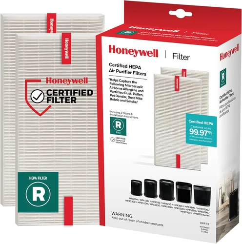 Vista 11 de Honeywell Filtro purificador de aire HEPA R, paquete de 1 para HPA 100/200/300, series 3000 y 5000 – Filtro de aire de repuesto para alérgenos