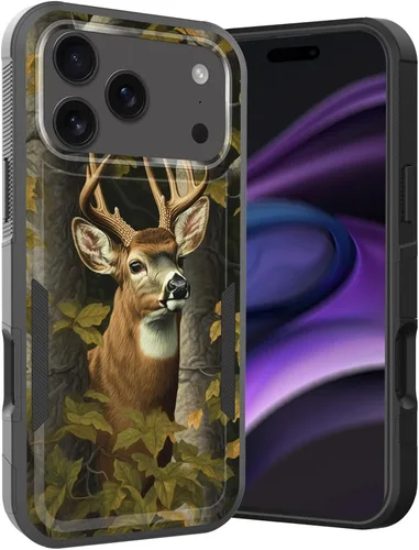 Vista 66 de Funda para iPhone Air, doble capa híbrida resistente resistente a prueba de golpes de policarbonato duro + funda protectora de silicona suave