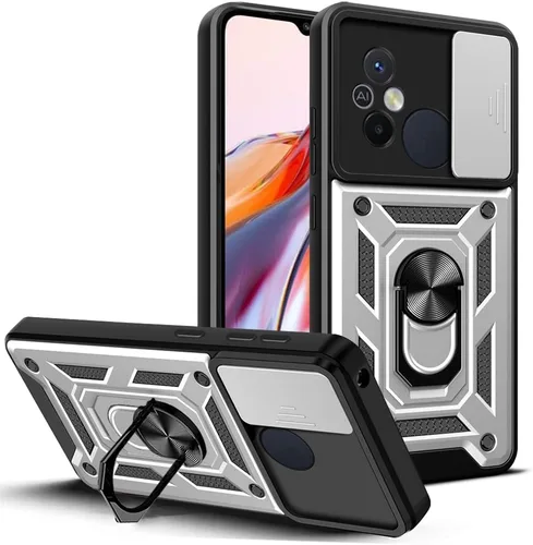 Vista 59 de Compatible con Tecno Camon 18P Bracket Shell, Slide Camera Lens Cover Case Azul