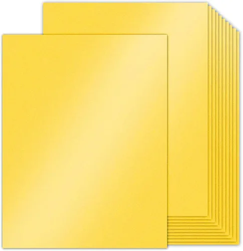 Vista 9 de Goefun - 100 hojas de papel brillante blanco brillante de 8.5 x 11 pulgadas de doble cara, papel metálico brillante de 32 libras (4.23 oz/m²)
