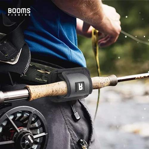 Vista 2 de Booms Fishing Soporte para caña de pescar con mosca, accesorios de pesca con mosca V05