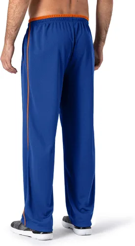 Vista 3 de Magnivit - Pantalones deportivos ligeros para hombre, ajuste holgado, parte inferior abierta, de malla, atléticos, con bolsillos con cremallera