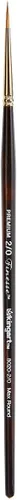 Vista 10 de KINGART Premium Finesse 8020-0 Ultra Round Series - Cepillo para artista, pelo sintético Kolinsky Sable, mango corto, acuarela y pinturas al óleo