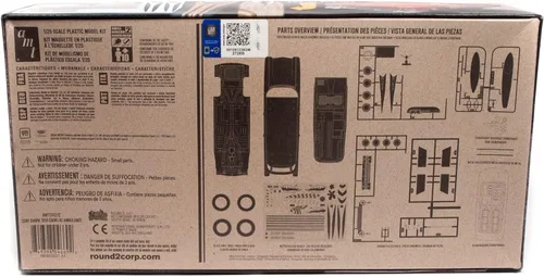 Vista 5 de Skill 2 Model Kit 1959 Cadillac Ambulance Surf Shark Escala 1/25 Modelos por AMT