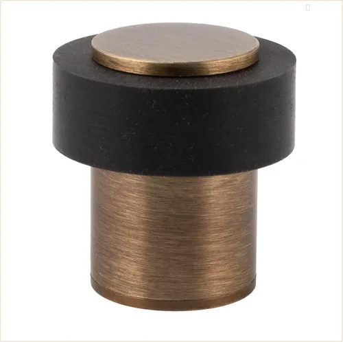 Vista 13 de Tope de puerta Amortiguador de silicona Hecho de latón Base roscada Incluye tornillo + tapón de sujeción Hardware EVI