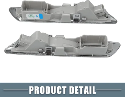 Vista 7 de Indicador de guardabarros de coche, marcador lateral, señal de giro, luz ámbar 63137154169 para BMW 528i 535i 550i 2011-2013 lente transparente tono