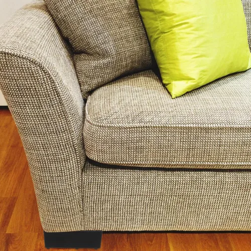 Vista 6 de Housoutil 4 patas de muebles en forma de L, elevadores de sofá de plástico negro de 2 pulgadas con tornillos para sofá seccional, elevadores