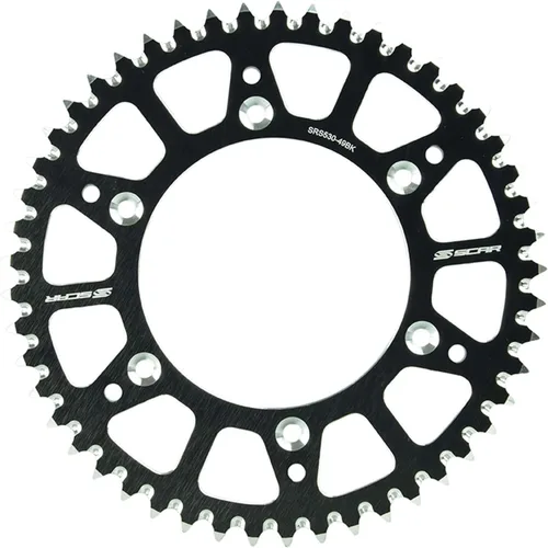 Vista 3 de SCAR Piñón trasero de aleación de aluminio compatible con KTM SX SXF EXC EXCF XC XCW XCF XCFW 125 150 250 300 350 450 500 93-26 HUSQVARNA TC FC TX