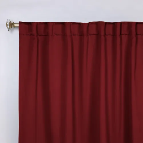 Vista 13 de BLUENILEMILLS Paneles de cortinas opacas para oscurecer la habitación con bolsillo para barra/pestañas traseras, cortinas perfectas para ventanas