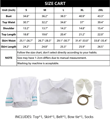 Vista 7 de LTAKK Haru Beastars Cosplay Outfits Haru Dress Anime Beastars Costume Women School Uniform Rabbit Girl Dress