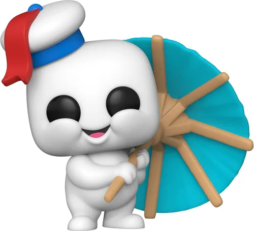Vista 2 de Funko POP Movies: Ghostbusters Afterlife - Mini Puft con paraguas de cóctel, multicolor, 3.75 pulgadas, 48490