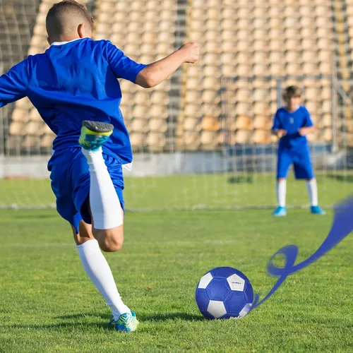 Vista 6 de Curve - Balón de fútbol tamaño 4, pelotas suaves para exteriores e interiores, pelota de fútbol tamaño 4 para niños y niñas